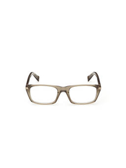 Ermenegildo Zegna - Grey Acetate Full Rim Rectangle Men Frame (EZ5330 54 048) (54)