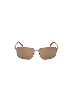 Timberland - Brown Metal Full Rim Rectangle Men Frame (TB00010 61 06H) (61)