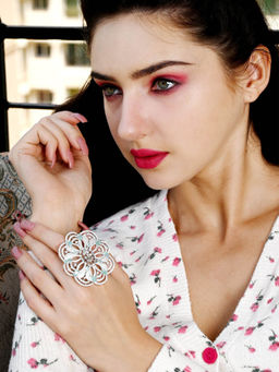 Odette - Silver Metal Ring