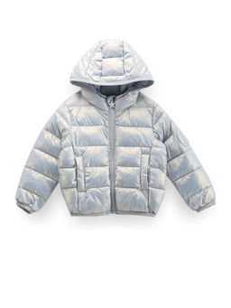 U.S. POLO ASSN. - Girls Nylon Puffer Jacket - Blue