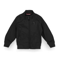 U.S. POLO ASSN. - Boys Panelled Bomber Jacket - Black