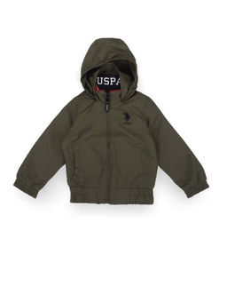 U.S. POLO ASSN. - Boys Reversible Bomber Jacket - Green