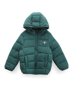 U.S. POLO ASSN. - Boys Lightweight Puffer Jacket - Green