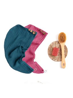 Doctor Towels - Banana Double Cloth Hair Wrap (S)