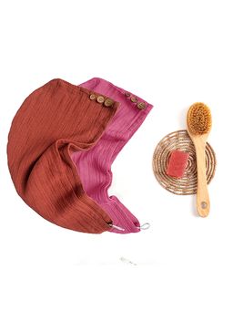 Doctor Towels - Banana Double Cloth Hair Wrap (S)