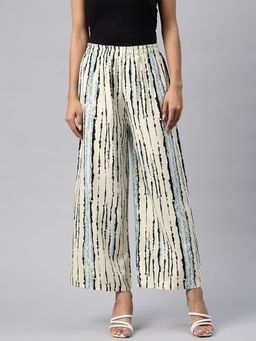 Readiprint - Women Cotton Fabric Blue Palazzo