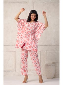 GANGA GRACE - Pink Printed Co-Ord Set