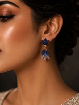 MIORAH - Miora 925 HUID Sterling Silver Lily Danglers
