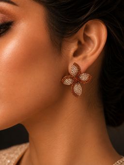 MIORAH - Miora 925 HUID Sterling Silver Flower Earring