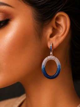 MIORAH - Miora 925 HUID Sterling Silver Midnight Loops