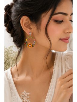 MIORAH - Miora 925 HUID Sterling Silver Natures Flower Earrings
