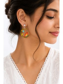 MIORAH - Miora 925 HUID Sterling Silver Nature Butterfly Earrings