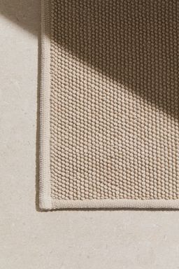 H&M - Beige Cotton Bath Mat