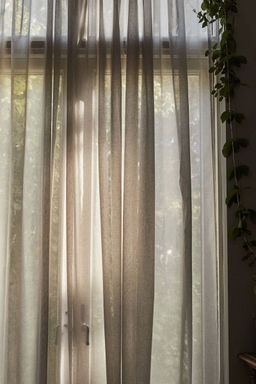 H&M - Beige 1-Pack Wide Curtain Length