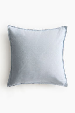 H&M - Blue Linen-Blend Cushion Cover