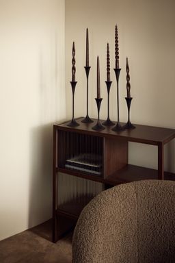 H&M - Brown 6-Pack Taper Candles