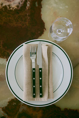 H&M - Beige 4-Pack Linen-Blend Napkins