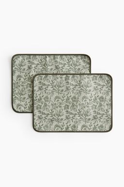 H&M - Green 2-Pack Water-Repellent Placemats