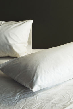 H&M - White Cotton Pillowcase