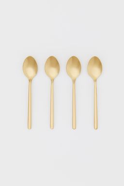 H&M - Gold 4-Pack Teaspoons