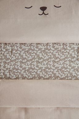 H&M - Beige Cot Fitted Sheet