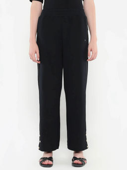 RAREISM - Tappy Primary Black Straight Trousers