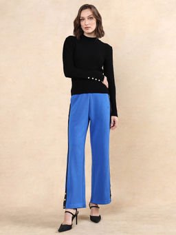RAREISM - Tappy Primary Blue Straight Trousers