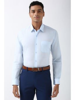 Peter England - Men Blue Slim Fit Formal Shirt