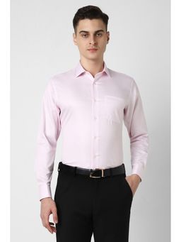 Van Heusen - Men Pink Regular Fit Full Sleeves Formal Shirt