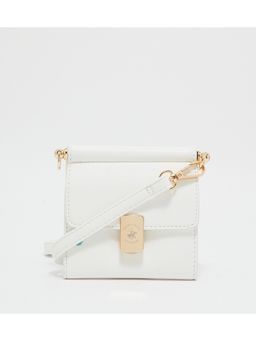 Beverly Hills Polo Club - Solid White Sling Bag