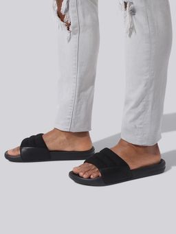 Neeman's - Squooshy Men Black Sliders