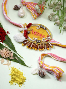 Moedbuille - Handcrafted Silk Multi Strand Rakhi