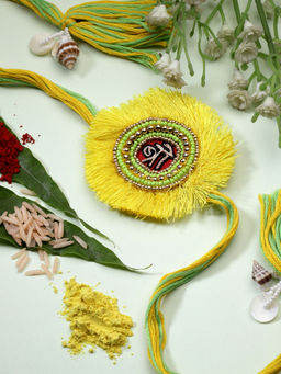 Moedbuille - Handcrafted Silk Multi Strand Rakhi