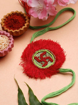 Moedbuille - Handcrafted Silk Multi Strand Rakhi