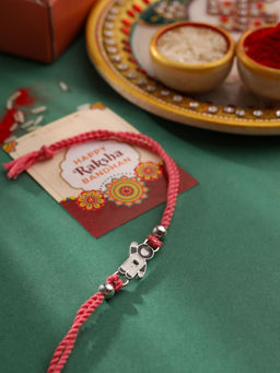 VIRAASI - Astronaut Kid Rakhi with Roli Chawal, Gift Card and Teddy Bear