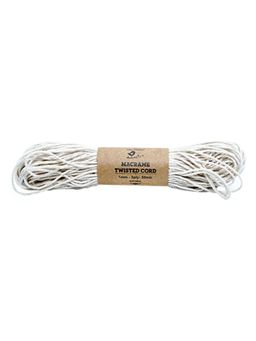 Little Birdie - Cotton Twisted Cord 1mm 3 Ply Natural 50 Meter