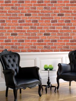 Excel - Wallpaper Brickhouse In Red
