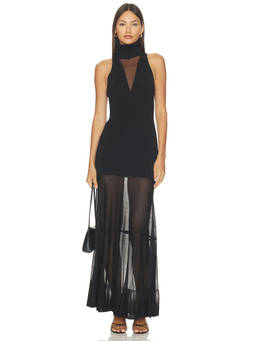 Altuzarra - Whispering Women's Sleeveless Halter Neck Maxi Dress Black
