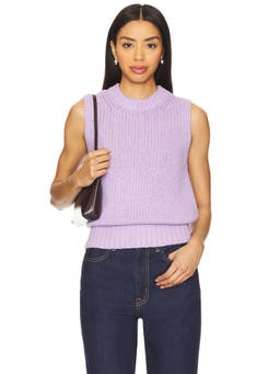 EAVES - Daisy Women's Sleeveless Knit Vest Lavender