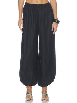 FAITHFULL THE BRAND - Kortez Balloon Women's Elastic Waist Jogger Pant Black