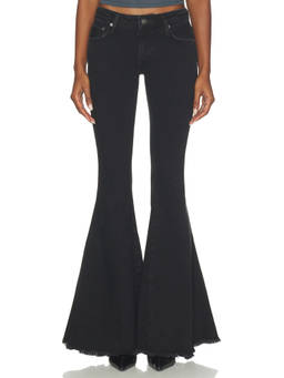 Free People - We The Free Women's Stretch Flared Jeans Black