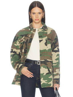 NILI LOTAN - Sacha Women's Camo Utility Jacket Green