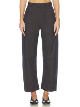 NILI LOTAN - Shon Wool Women's Pintuck Straight-Leg Trousers Black