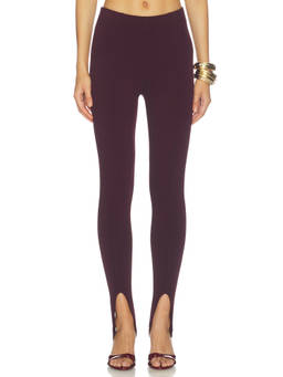 SER.O.YA - Kelsey Women's Stretch Stirrup Leggings Burgundy