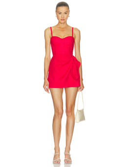 Yumi Kim - Praya Women's Sleeveless Waist Tie Romper Red