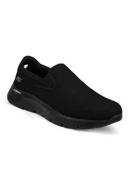 SKECHERS - Men GO WALK FLEX Black Walking Shoes
