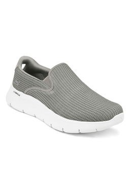 SKECHERS - Men GO WALK FLEX Taupe Walking Shoes