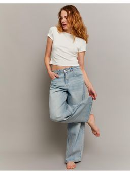 TALLY WEiJL - Mid Waist Skater Jeans