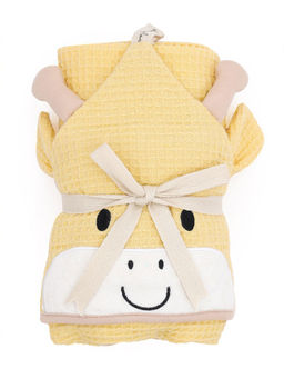 Mi Arcus - Yellow Hooded Towel (0-36 Months)