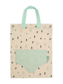 Mi Arcus - Travel-Friendly Tote Bag with Small Outside Pocket for Toy Storage- 38x30 cm